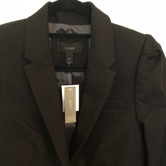 NWT J. Crew Black Blazer - Picture 3 of 3